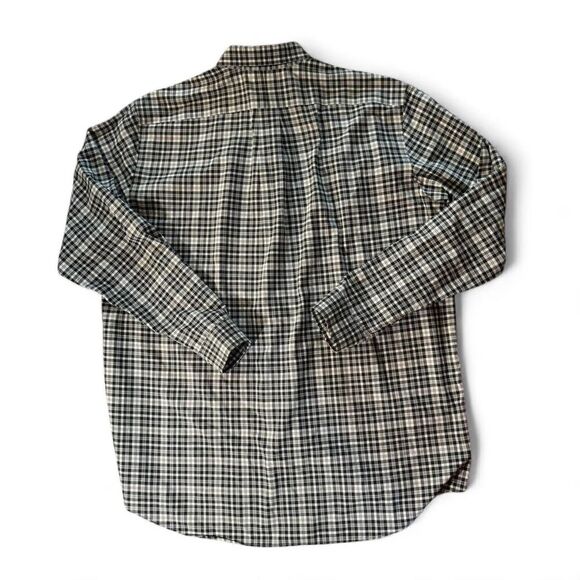 L.L. Bean plaid Wrinkle-free, traditional fit long sleeve button-down shirt XL-T - Picture 2 of 3